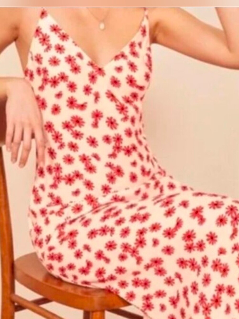 Reformation Alexandra Midi Dress Daisy Days Floral Slip Dress Size 2